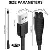 2 Pack USB Charging Cable Compatible with Selected Panasonic Shaver Models, 4.8V Replacement Charger Lead for ES-LV97, ES-LA63, ES-LA93, RE7-51, RE7-59, RE7-87, ER-GC20 and More view 2