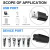 2 Pack USB Charging Cable Compatible with Selected Panasonic Shaver Models, 4.8V Replacement Charger Lead for ES-LV97, ES-LA63, ES-LA93, RE7-51, RE7-59, RE7-87, ER-GC20 and More view 3