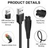 2 Pack USB Charging Cable Compatible with Selected Panasonic Shaver Models, 4.8V Replacement Charger Lead for ES-LV97, ES-LA63, ES-LA93, RE7-51, RE7-59, RE7-87, ER-GC20 and More view 4