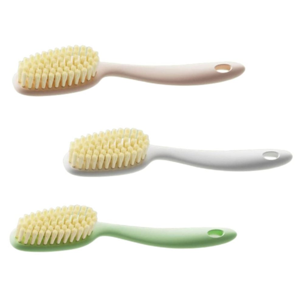 VERDANVERSE 3pcs Soft Bristle Shoe Brush Laundry Scrub for Household Cleaning Comfortable Grip Multifunctional Brush for Shoes Clothes Floors