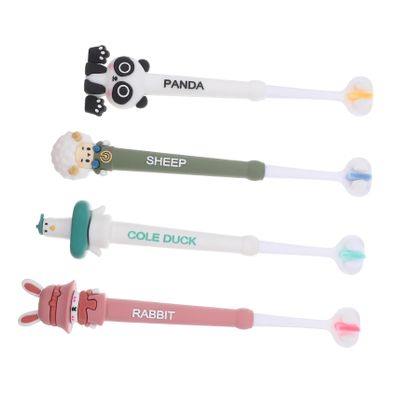 SOPOTUTU 4pcs Boy Girl's Toothbrush Soft Bristles Extra Soft Toothbrush for Toddlers Boys Girls for Gentle Oral Care at Home