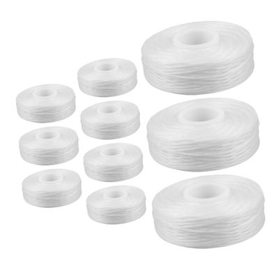 FRCOLOR 10pcs Dental Floss Core Replacement Refills Polyester Thread Floss Spool for Oral Care Tooth Cleaning