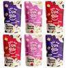 Just The Fun Bite Mini Butter Chocolate Biscuits Bites Variety Pack of 6x100g - Chocolate Biscuits Multipack, White Chocolate with Strawberry, Dark Chocolate, Milk Chocolate Cookies for Kids, Adults view 1