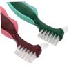 SOIMISS 4pcs Denture Cleaning Brush for False Teeth Dual Head Hard Bristle Toothbrush for Oral Device Maintenance and Denture Cleaning view 3