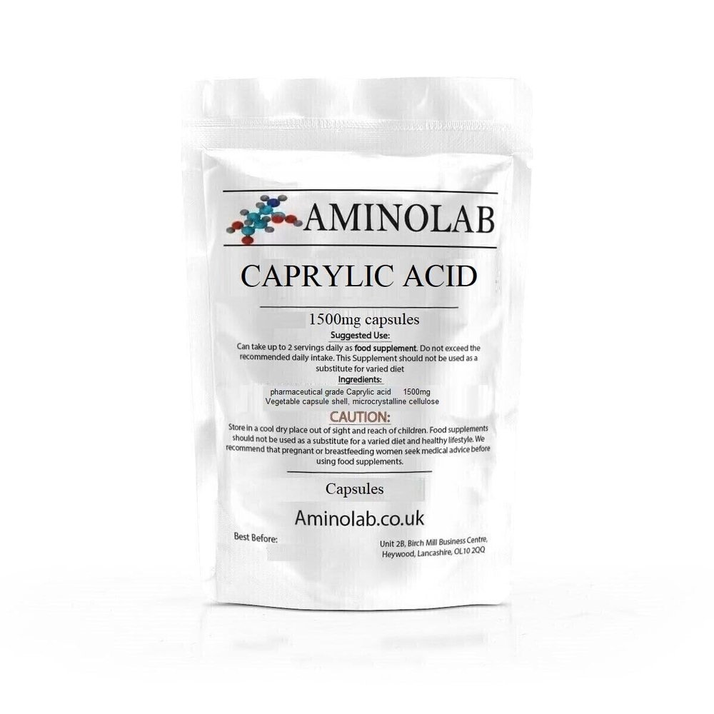 Aminolab - Caprylic Acid 1500mg 240 Capsules