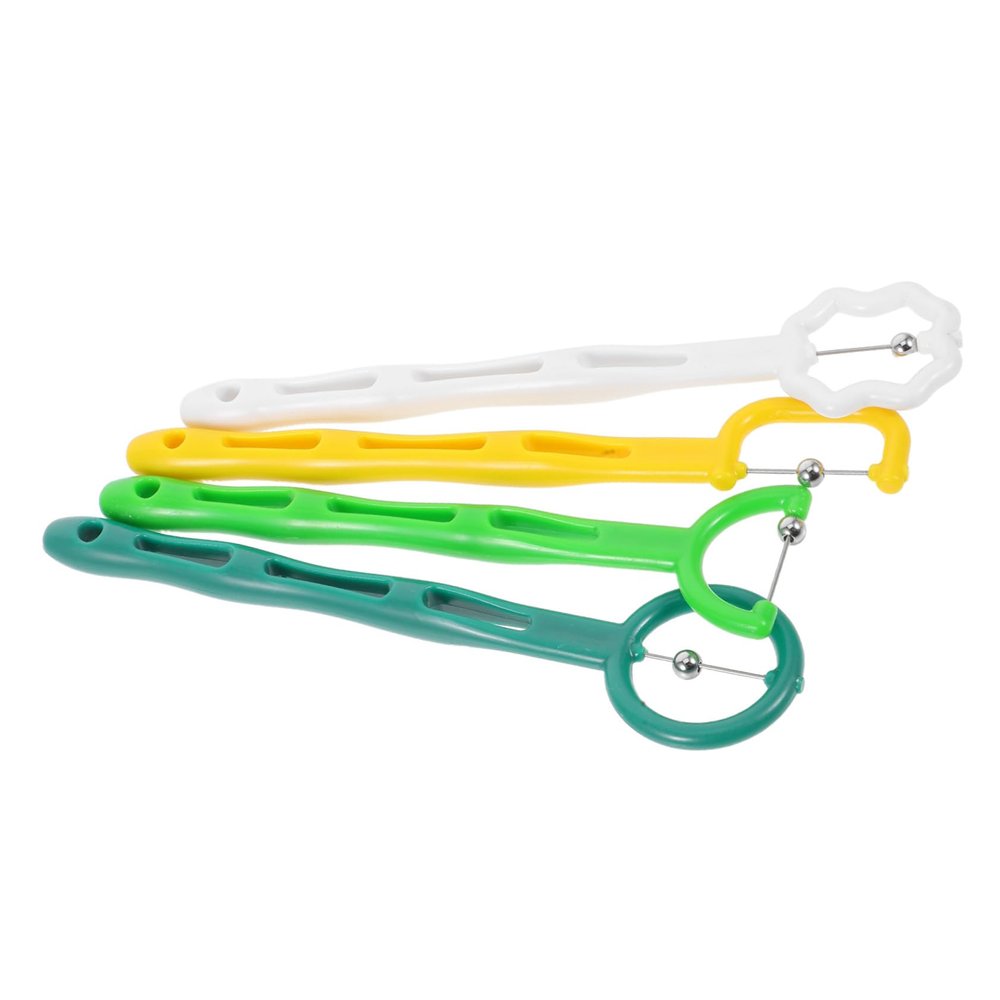 Beavorty 4pcs Tongue Tip Training Tool Oral Development Trainer Tongue Suction Devices for Speech Therapy Versatile Long-Term Use Stainless Steel Plastic Ages Training Routine