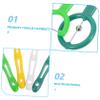 Beavorty 4pcs Tongue Tip Training Tool Oral Development Trainer Tongue Suction Devices for Speech Therapy Versatile Long-Term Use Stainless Steel Plastic Ages Training Routine view 3