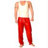 100% Latex Rubber Sleeveless Vest MenS Red Pants Role-Playing Party Customize, Red,7XL view 1
