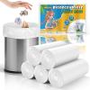 Compostable Recycle Bags 13-Gallon White - Heihaily Bulk 75 Count Unscented Large Trash Can Bin Liners Biodegradable Heavy Duty Tall Kitchen Garbage Bags for Home & Office view 1