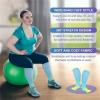 INLANDSIS Compression Socks for Women Wide Calf, Plus-Size Wide Leg High Stretch Socks, For Athletic Running Cycling (3 pcs-10,3XL) view 4