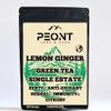 Peont Lemon Ginger Single Estate Green Tea, 100g, Antioxidant-Rich Citrusy Herbal Blend Warm & Soothing view 1