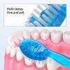 10PCS Disposable Toothbrush with Toothpaste,5-in-1 Portable Mini Toothbrushes Individually Wrapped Oral Care Set with Floss, Tongue Scraper & Pick,Mixed Flavors for Fresh Breath,Ideal for Camping Work view 4