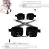 12 Piece Black Leather Outdoor Training Multifunctional Set, Indoor Fitness Set, With Wristband - D11 view 3