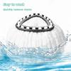 20PCS Spin Mop Replacement Head,100% Microfiber Mop Heads Replacements Compatible with Triangle Spin Mop,360 Degree Round Spin Mop Replacement Head for Easy House Cleaning Floor Mopping view 4