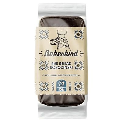 Bakerbird Rye Bread Borodinski 500g - Pack of 3