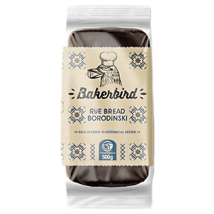 Bakerbird Rye Bread Borodinski 500g - Pack of 3