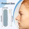 3PCS 2-in-1 Nose Hair Trimmer Nasal Hair Cutter for Women Men, 2025 Upgraded Manual 360 Rotating Nostril Hair Removal Tool Double Sided Nose Hair Blade,Travel Essentials (Dark Green, 3pcs) view 4