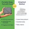 Compression Sleep Sack, Ultra-Lightweight Wearable Blanket for Stress & Anxiety Relief, Breathable Stretch Fabric Sleep Pod, Hug Pressure Therapy, Lightweight Blanket for Teens & Adults (L) view 4
