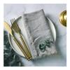 12pcs Silver Grey Cotton Napkins 41x41cm Rustic Cheesecloth Table Linens for Weddings Parties & Events Soft Fabric Gauze Towels Elegant & Versatile Dining Essentials view 1