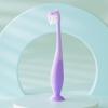 Anti Fall Kids Toothbrush with Suction Base Gentle Bristles for Children 2-12 Years Ergonomic Grip Random Color Suction Base Toothbrush for Brushing view 4