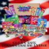 American Sweets Gift Box USA Candy Assortment, Mix of 50 Chewy & Sour Favorites By Simway Sweets view 2