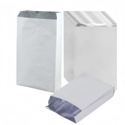 100 Pack Foil Hamburger Wrappers - 6.3x10 Inch Foil Hot Dog Bags,sandwich bags,Greaseproof Paper Thermal BBQ Bag for Burgers,Hot Dog,BBQ,Fast Food,Takeout (White, 6.3"x1.57"x10.23")