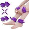 11 Purple Leather Fitness Sets, Adjustable Size, Sports Accessories, Original Gifts view 4