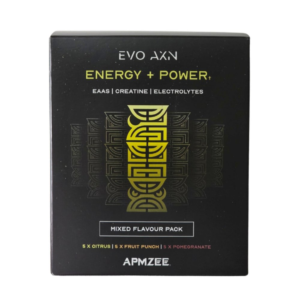 APMZEE Pre-Workout Electrolyte Powder with Creatine Monohydrate + EAAs (Mixed, 15 x 11gm Sachets)