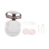 GANAZONO Portable Contact Lens Case with Mirror, Sturdy Abs Material Cat Claw Shape, Protects Eyes from Damage, for Outdoor and Class Use, Compact Travel Cosmetic Lens Container view 1