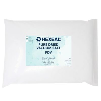 Hexeal PDV Salt 5kg 5kg Bag of Food Grade Salt for Cooking and Water Softening