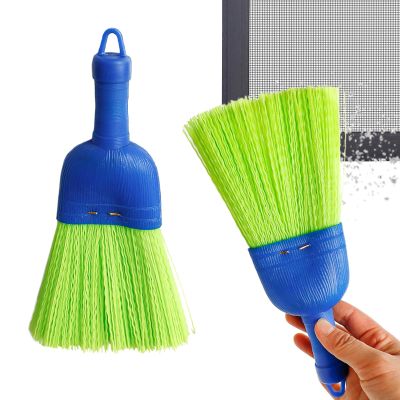 Whisk Broom 2-Piece Portable Soft Bristle Ergonomic