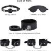 11 Pieces Of Black Leather Sports Set, Comfortable And Soft Adjustable Set Accessories, Quick Drying And Sweat Absorbing Pilates Equipment view 4
