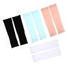 Angoily 4 Pairs Kids Cooling Sun Protective Arm Sleeves UV Blocking Lightweight Breathable Ice Silk for Outdoor Sports Climbing and Toddler Sun Protection view 1