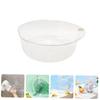 WEKAMOS Plastic Face Cleansing Wash Basin Small Plastic Wash Tub for Home Suitable for Baby Face Laundry and Foot Bath Compact Size view 3
