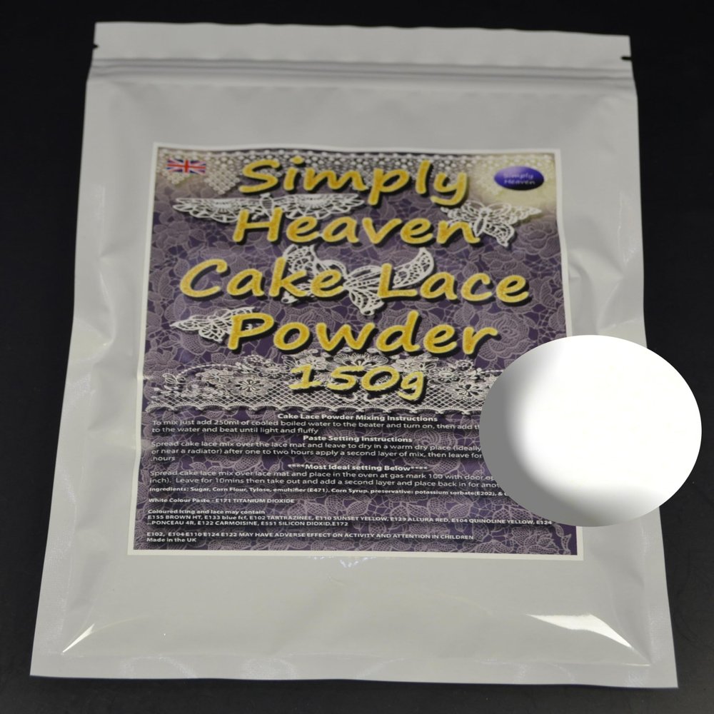 150g Simply Heaven Edible Cake Lace Powder (Pure Gold)