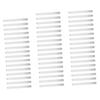 BAZEITFLOW 50 Pcs Acrylic Ice Cream Lolly Sticks for Children with Rounded Edges, Safe to Use and Portable DIY Supply for Handicrafts Making and Ice Cream view 1