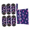 ARTSEWPLY Washable Bamboo Menstrual Pads Set 7pcs Bag, Reusable Sanitary Napkins for Women, Breathable Cloth Period Pads Suitable for Postpartum and Menstrual Use view 1