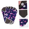 ARTSEWPLY Washable Bamboo Menstrual Pads Set 7pcs Bag, Reusable Sanitary Napkins for Women, Breathable Cloth Period Pads Suitable for Postpartum and Menstrual Use view 4