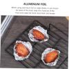 Ipetboom 4rolls Aluminum Foil Wrap Wide Heavy Duty Foil for Catering Food Trucks Baking Use view 2