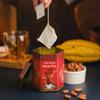 THE VEDAS CACAO TEA TIN | Herbal Tea | 100% Natural Ingredients | Tea Gift Luxury Tin | 20 HANDSTITCHED COTTON TEABAGS view 2