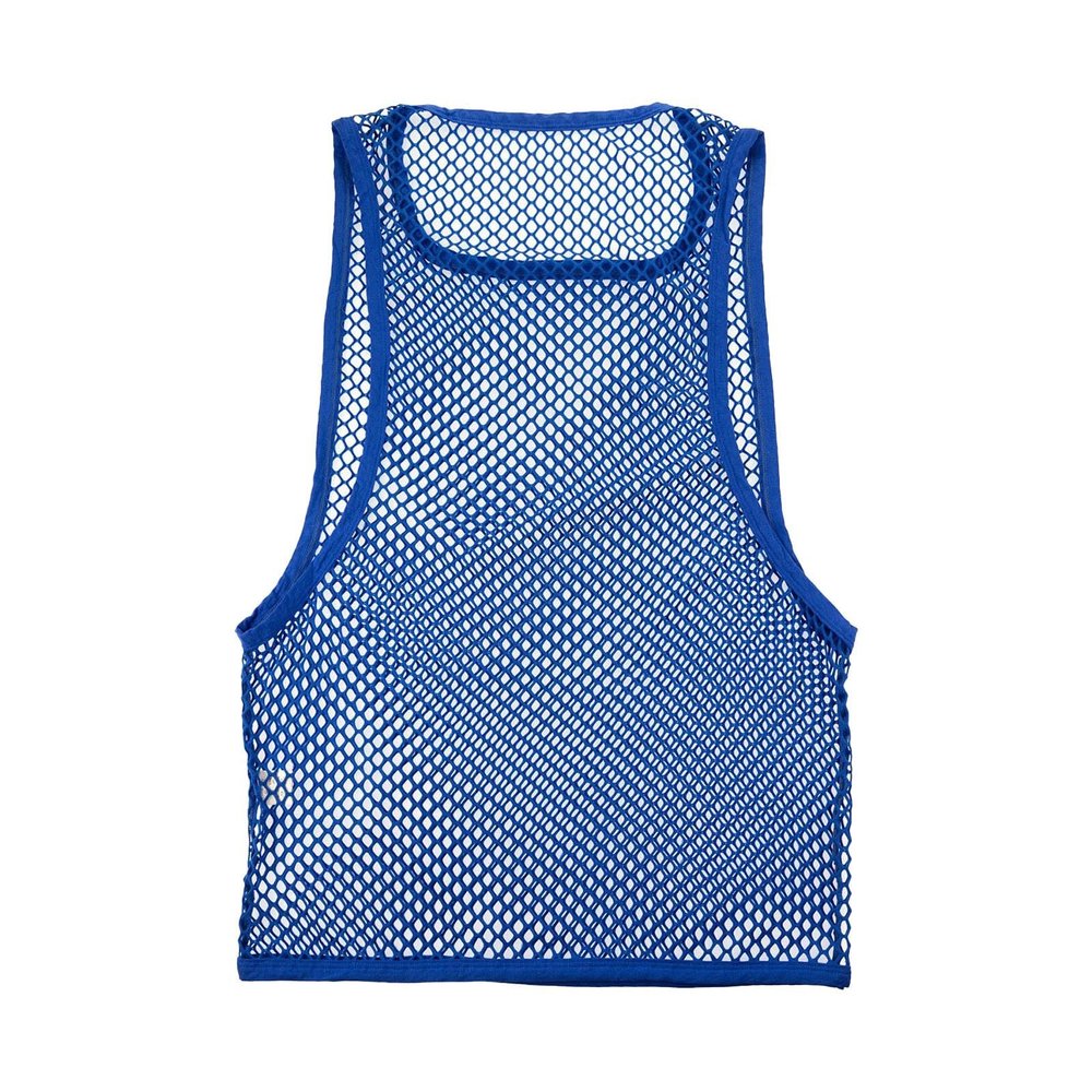 Celanisai Tank Top Men's Mesh Transparent Vest Mesh Sexy Transparent Tank Tops Sleeveless Bodyshape Muscle Shirts Round Neck Top Breathable Comfortable Fishnet Knitted Vest, O Blue, L
