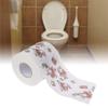 2 Layers Christmas Cute Roll Paper- Cute Santa Claus Pattern Toilet Tissue for Living Room Christmas Decor Durable and Useful Practical and Attractive view 2