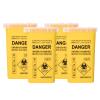 4 pcs Sharps Bin Sharps Box for Needles Travel Sharps Bin Yellow Sharps Bin Small Needle Bin, Sharps Containers & Needle Destruction view 1