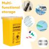 4 pcs Sharps Bin Sharps Box for Needles Travel Sharps Bin Yellow Sharps Bin Small Needle Bin, Sharps Containers & Needle Destruction view 4