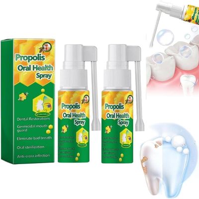 Propolis Oral Health Spray, Propolis Oral Spray, Propolis Teeth Cleaning Spray, Deep Cleaning, Clean Teeth Stains and Tartar (2)
