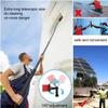 12m rod/35cm brush head large extendable window cleaning pole 10m window brush solar panel cleaner conservatory roof cleaner Washing equipment easy to install, convenient view 3