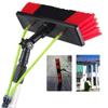 3-12M Window Cleaning Pole, Window Cleaner Kit, Water/Hose Fed Pole, Window Cleaning Brush Equipment, Cleaning Photovoltaic and Solar Panels/12M Rod/30Cm Brush Head view 1