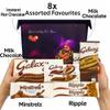Galaxy Chocolate Gift Box Hamper 8 Assorted Variety | Hamper Gift For Men & Women, Mum and dad | Milk Chocolate,Ripple, Hot chocolate, Mistrels & Bars | Thoughtful Presents view 4