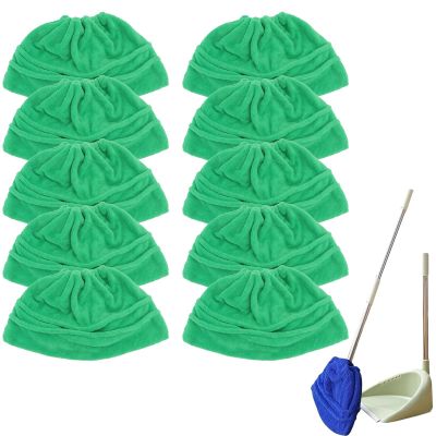 10PCS Icexeco Lazy Broom Cover Cloth, Icexeco Lazy Broom, Broom Pads, Broom Cloth Covers Wet or Dry Cleaning Mops, Multifunctional Reusable Absorbent Broom Cover Cloth for Home, Hotel (Pink) (D)