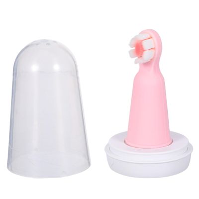 Gogogmee Silicone Finger Toothbrush with Ultra-Soft Bristles Three-Sided Oral Cleaner for Newborns Years Food-Grade Safe Silicone for Gentle Gum Care and Precision Cleaning